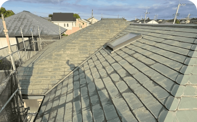 屋根の老朽化・色あせ